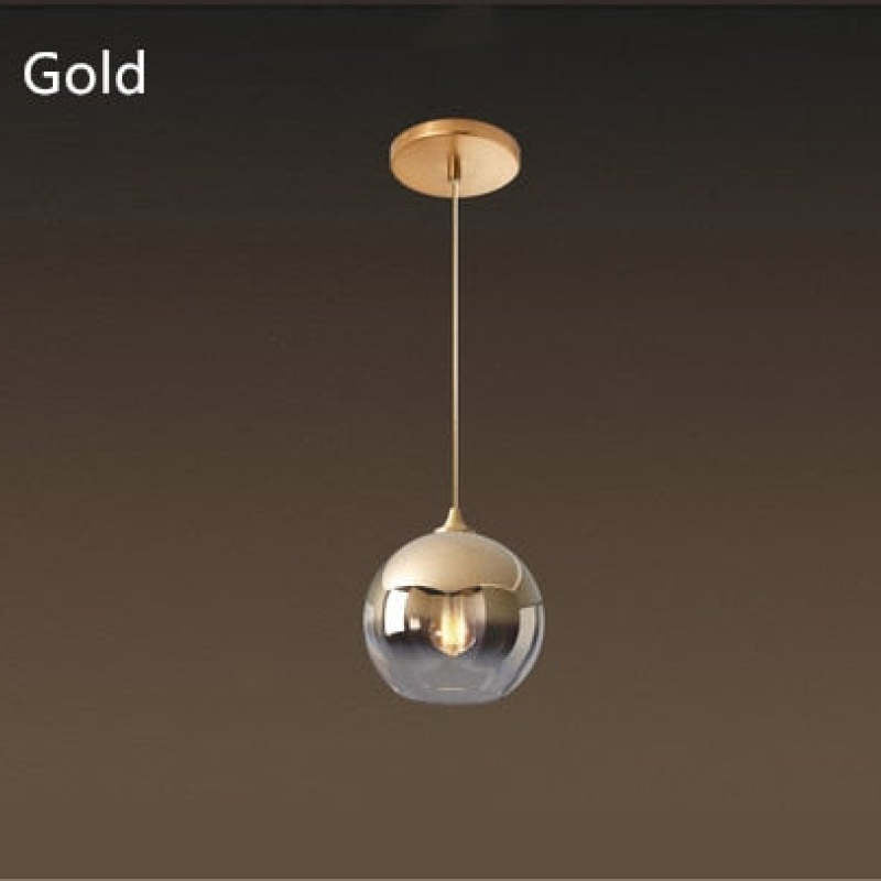 Gentle Gradient Glow Frosted Balloon Pendant Light