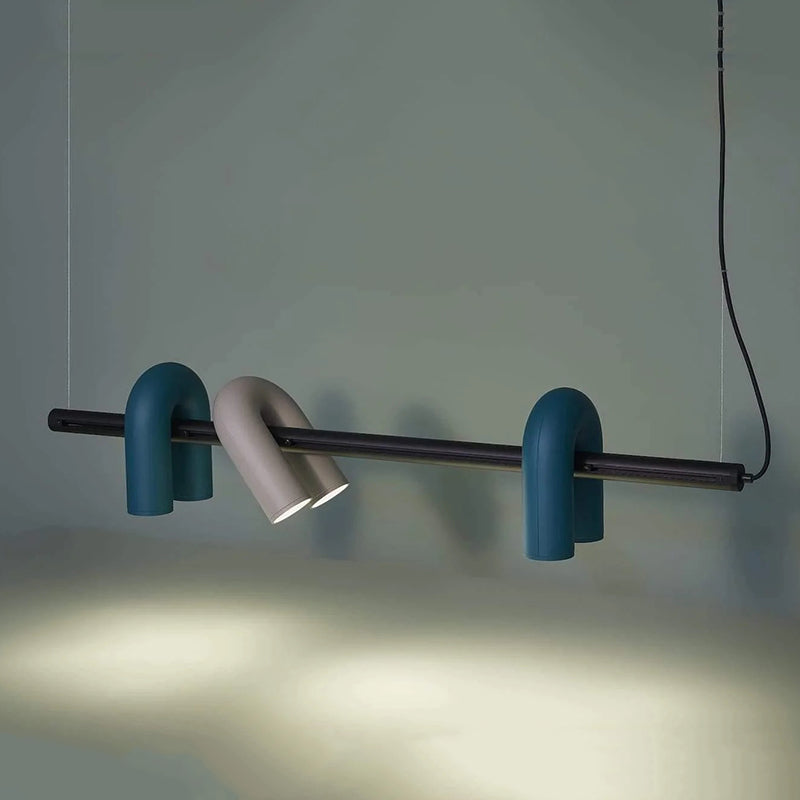 3 U Shaped Lights Elegant Linear Pendant Light