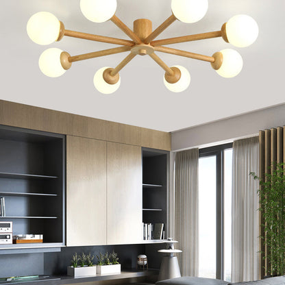 LED Ceiling Light With E27 Base NovaGlow Six Or Eight Head