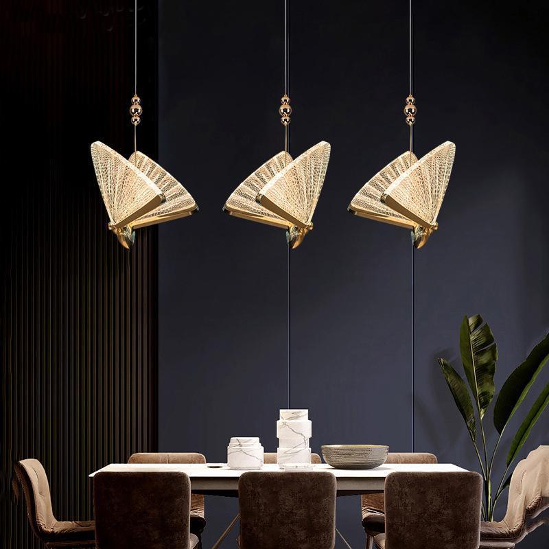 Pendant Light For Ambient Lighting Art Deco Butterfly