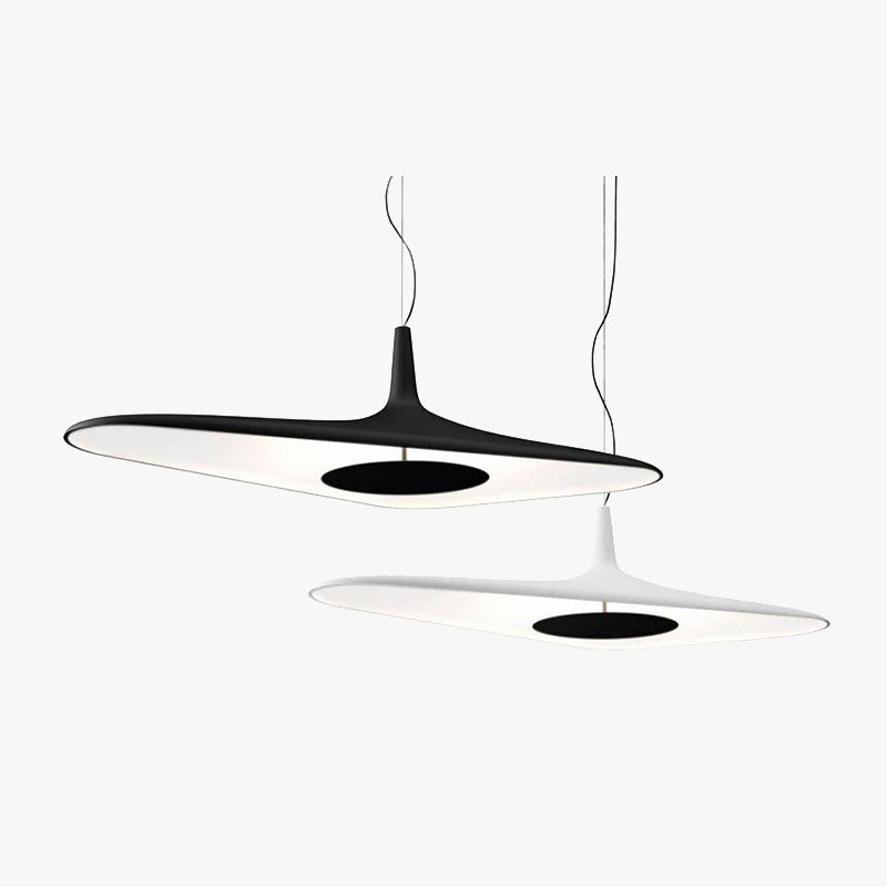Black And White Resin Minimalist Pendant Light Arisha