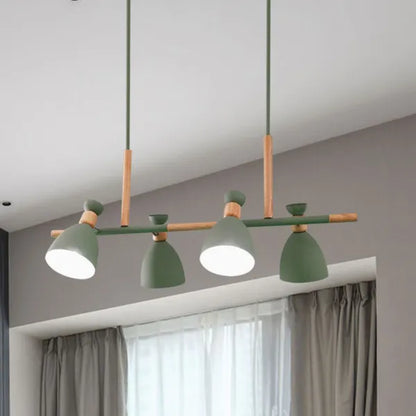 Warm Ambience Nordic Wood Rope Pendant Light