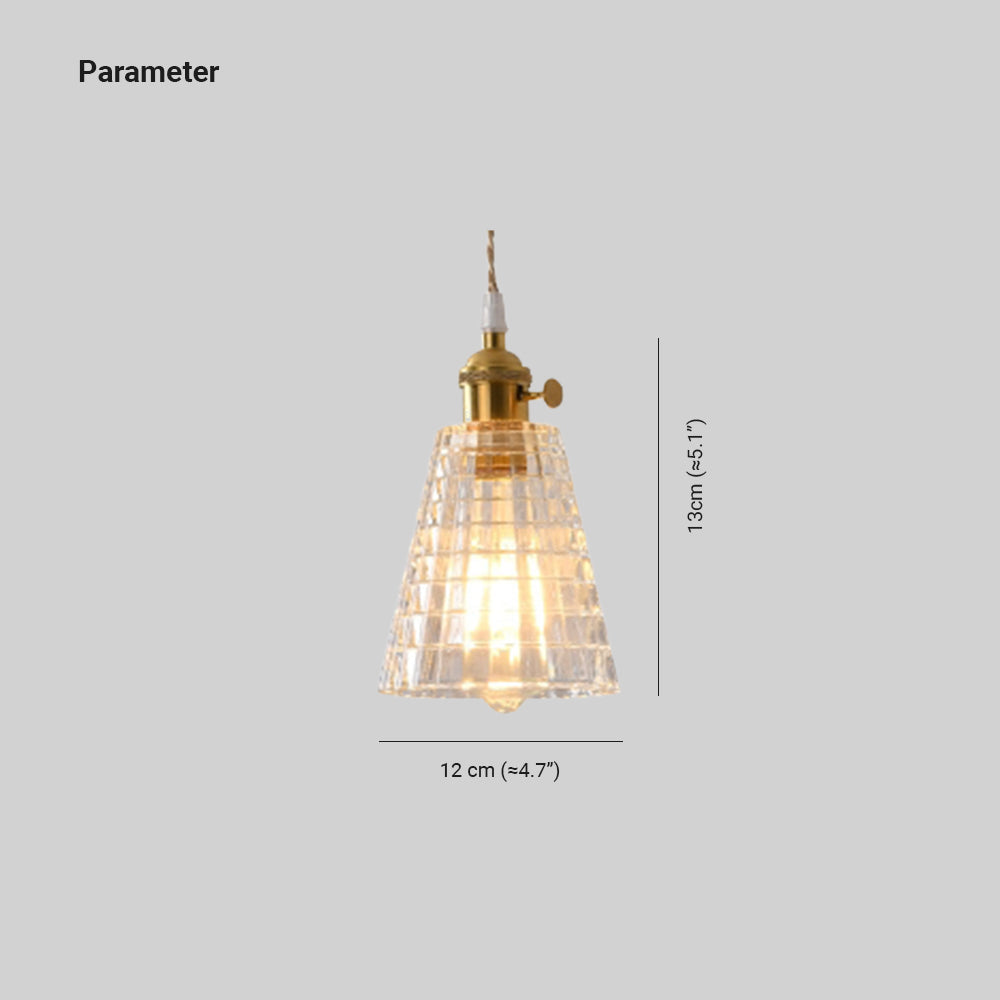 Timeless Elegance Art Deco Brass Glass Pendant Light
