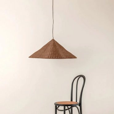 Cozy Living Rooms Vintage Rattan Pendant Light
