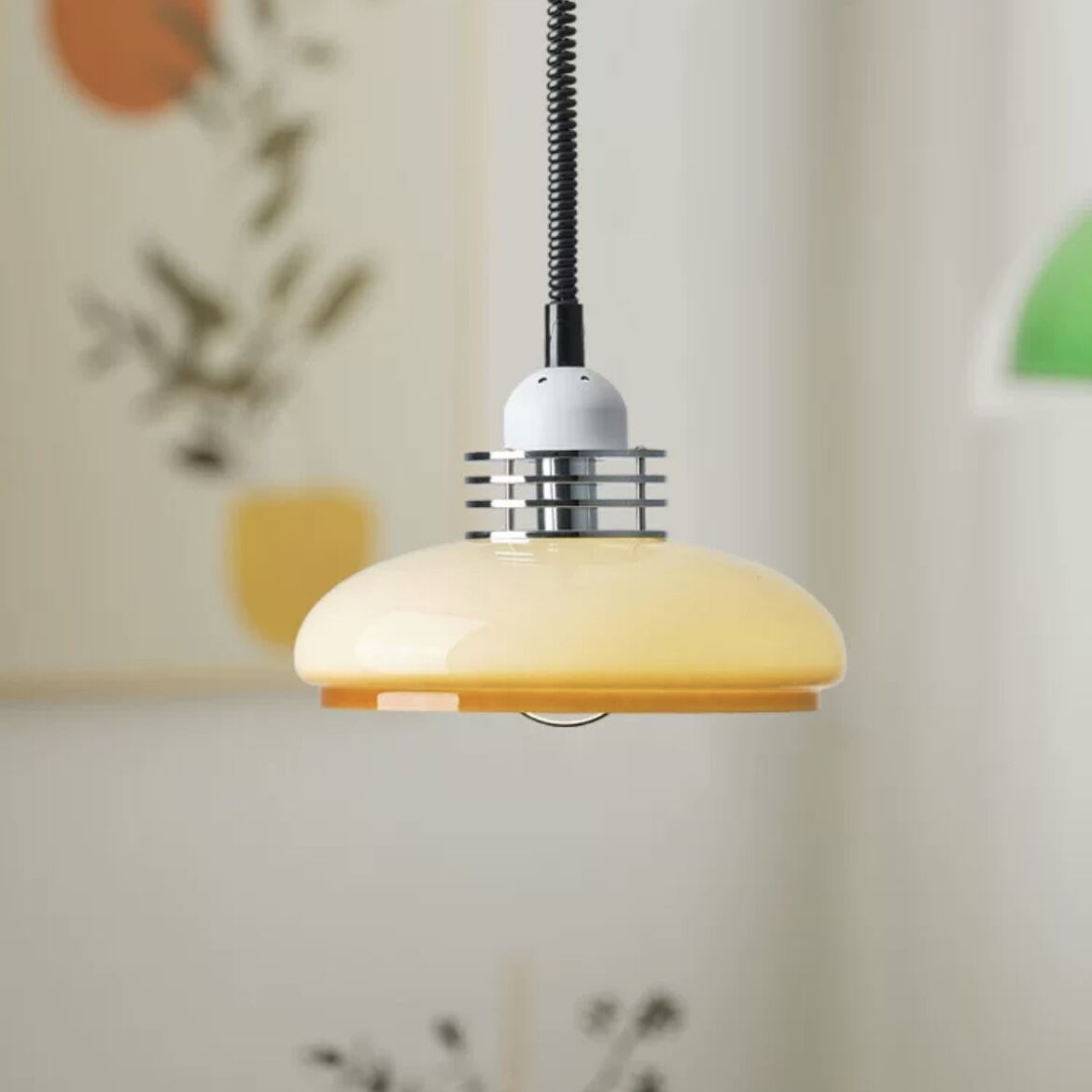 Pendant Light For Dining Ambience Vintage Metal Glass
