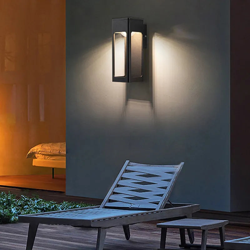 IP65 Waterproof Geometric Outdoor Wall Light For Corridor Or Garden
