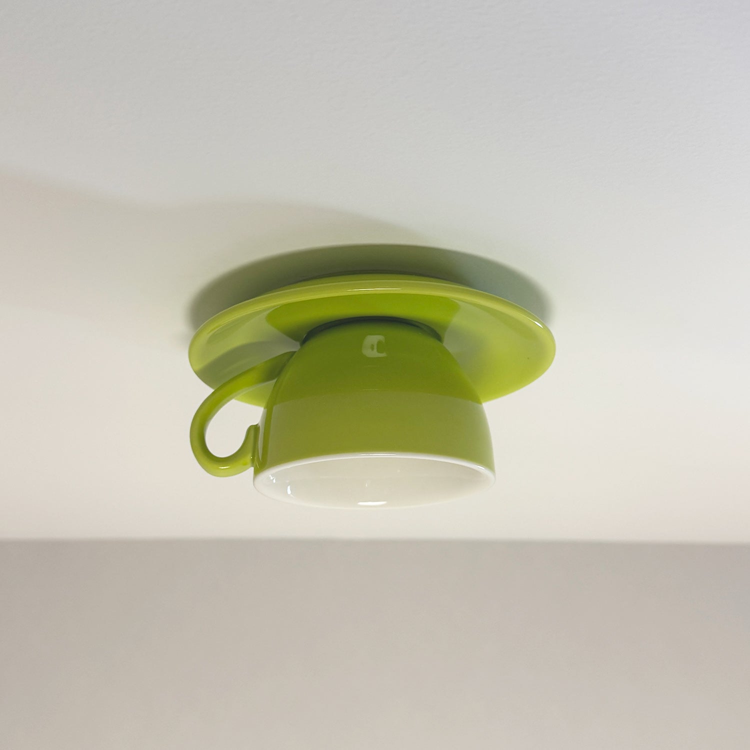 Bedroom And Living Rooms Flush Ceramic Ceiling Light Luna