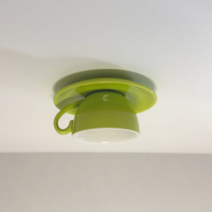 Bedroom And Living Rooms Flush Ceramic Ceiling Light Luna