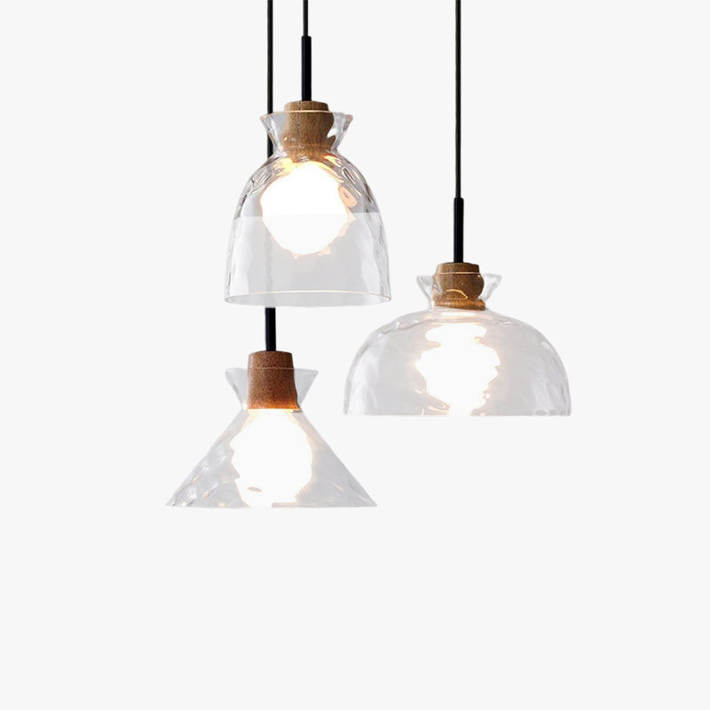 Dining Ambience Elevates Geometric Glass Pendant Light