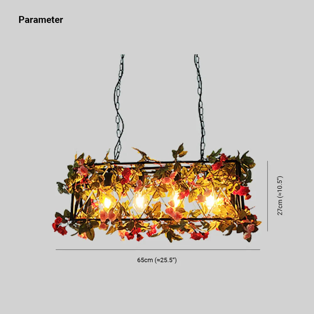 Ambient Glow Plant Pendant Light Rustic Art Deco