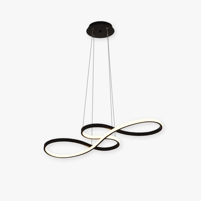 Warm Ambient Glow Musical Note Pendant Light