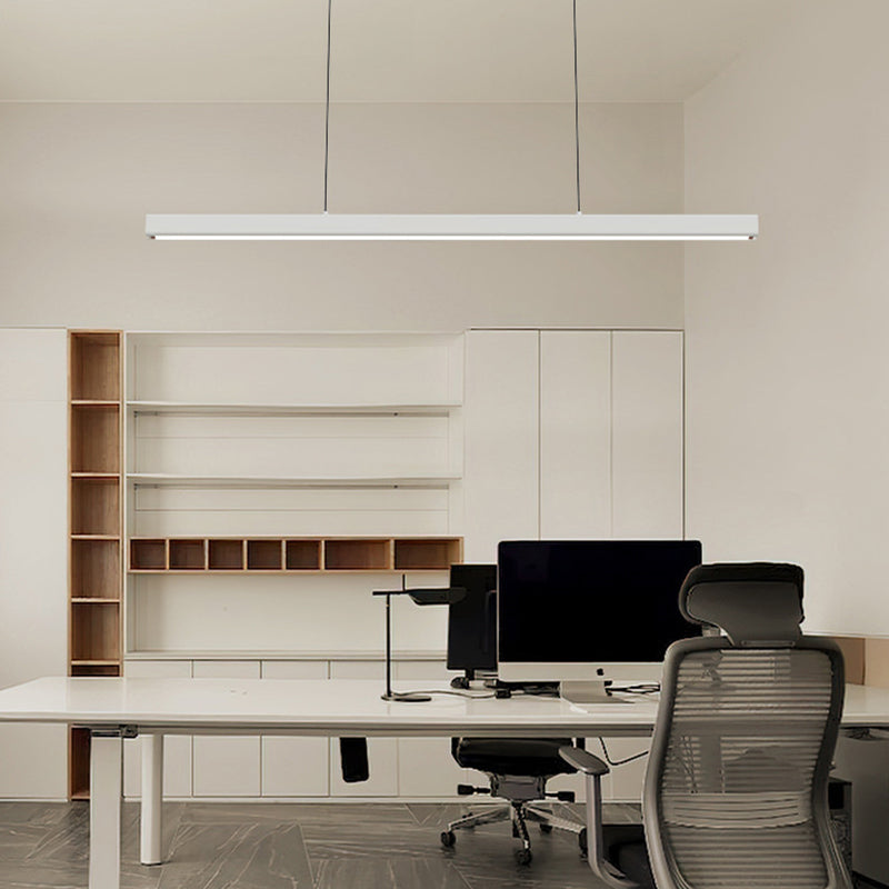 Pendant Light Linear Monochrome Dimmable For Room Dining