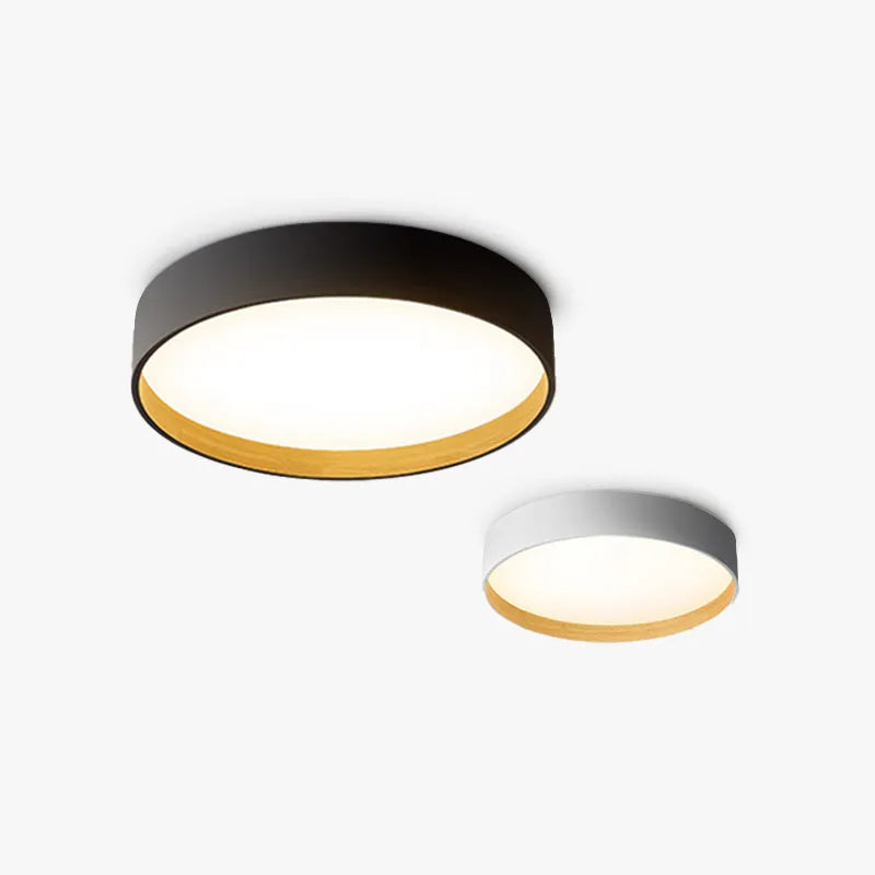 Contemporary White Grey And Black Ceiling Light NovaGlow