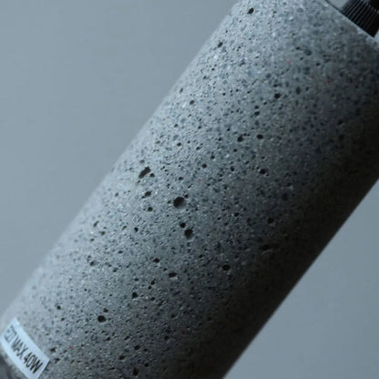 Concrete Top Industrial Cylindrical Pendant Light