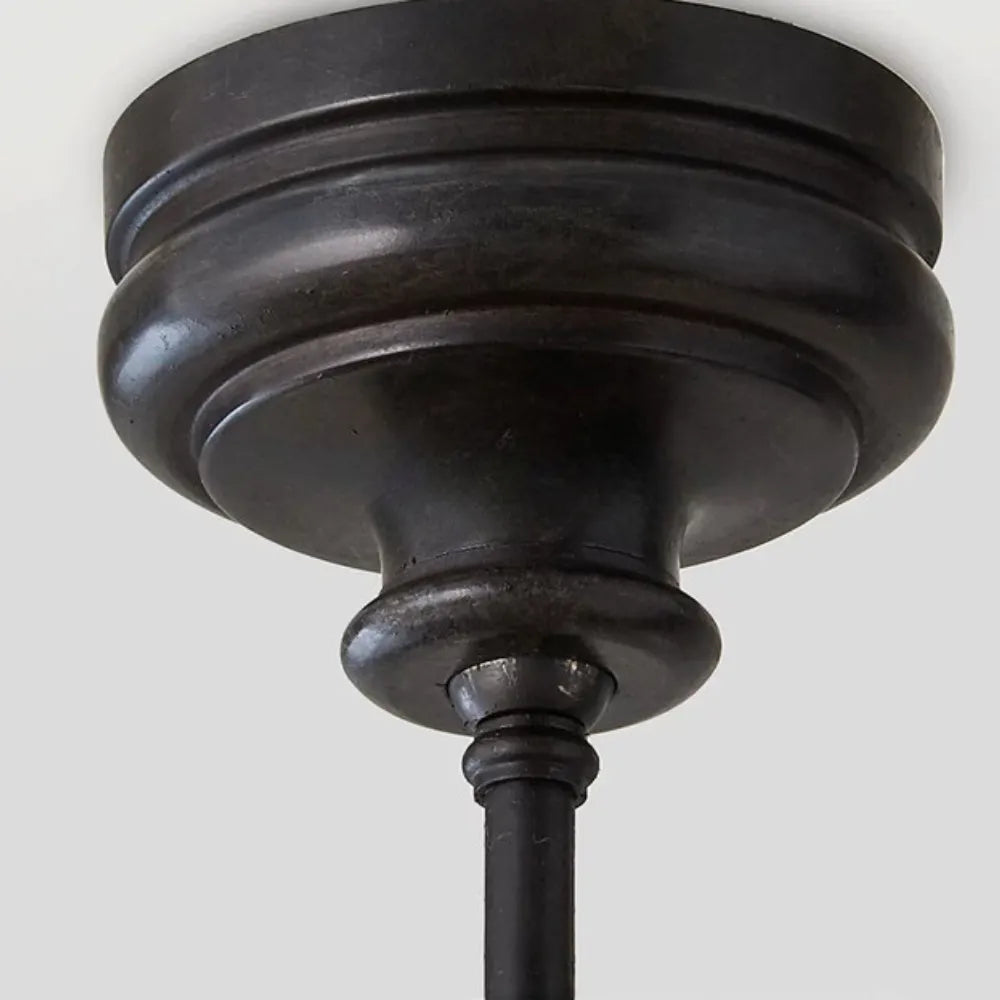 Warm Ambient Light Delivers Vintage Metal Pendant Chandelier