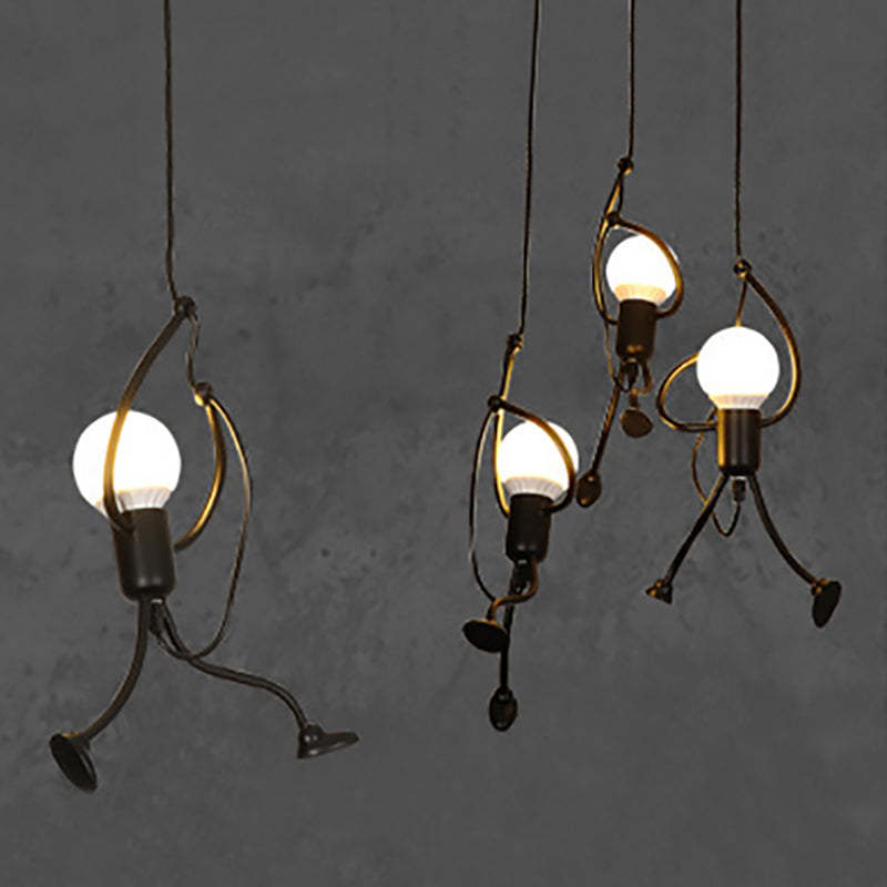 Modern Retro Black Pendant Light For Living Rooms Cozy