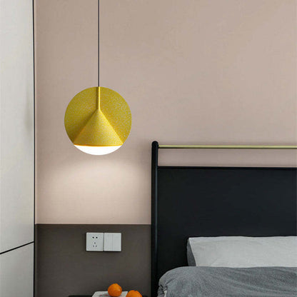 Pendant Light With Even Illumination Terrazzo Resin