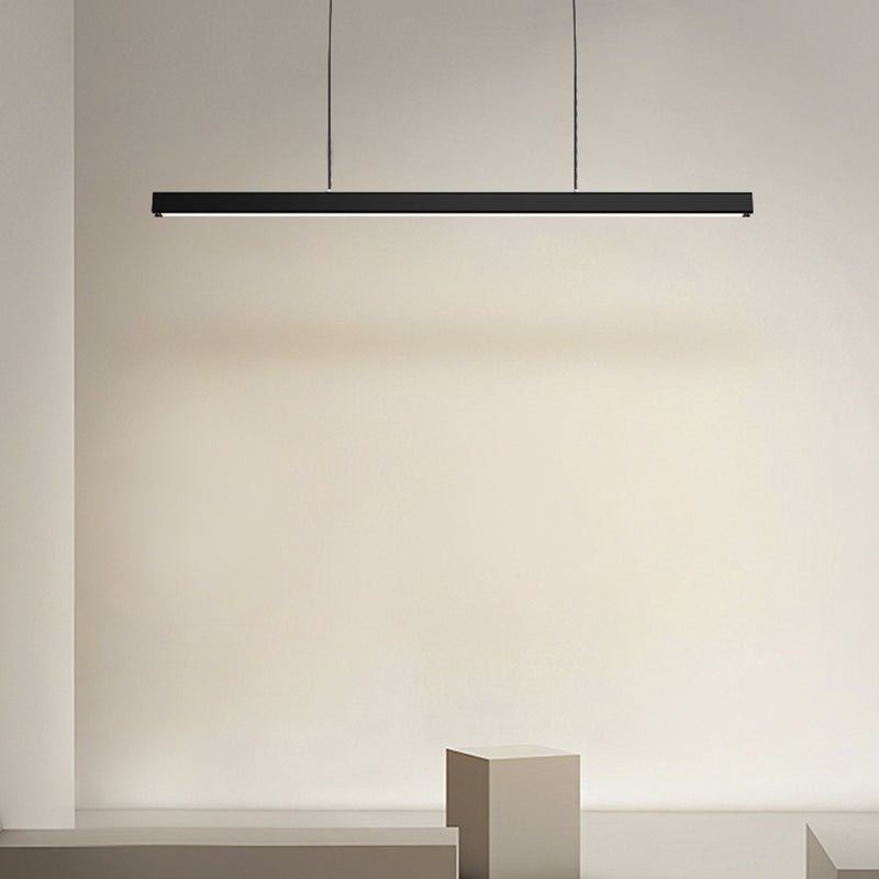 Pendant Light Linear Monochrome Dimmable For Room Dining