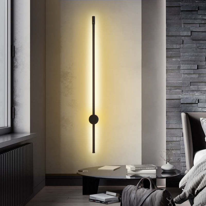 Minimalist LED Black Wall Reading Lamp Lumenline