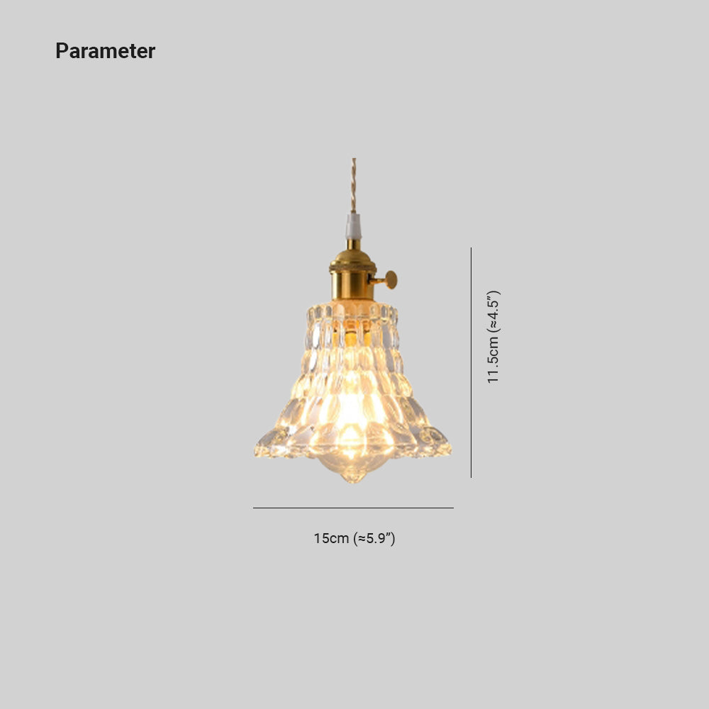 Timeless Elegance Art Deco Brass Glass Pendant Light