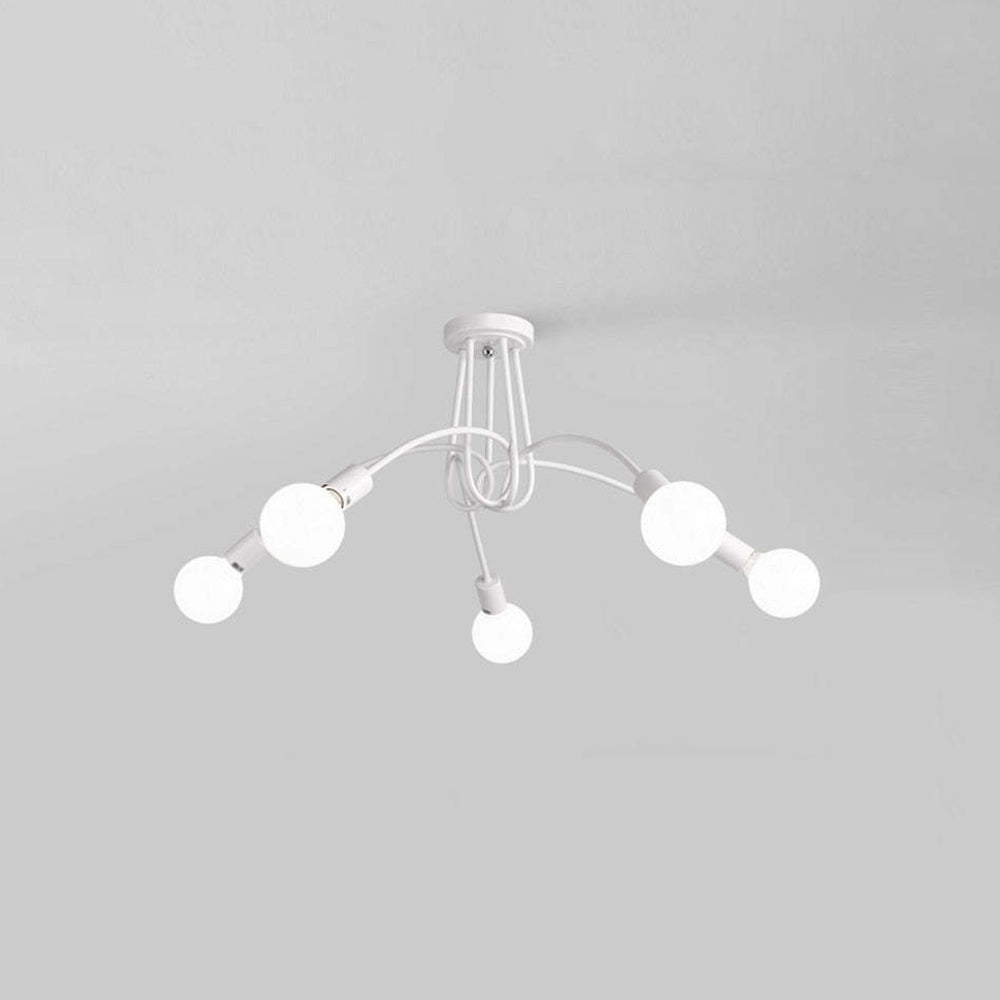 Metal Linear NovaLine Ceiling Curve Light For Living And Dining Rooms