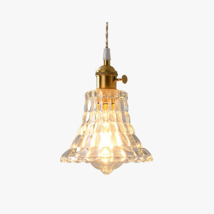 Timeless Elegance Art Deco Brass Glass Pendant Light