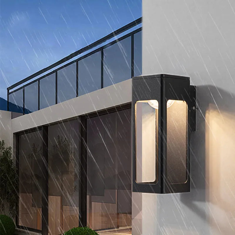 IP65 Waterproof Geometric Outdoor Wall Light For Corridor Or Garden