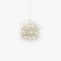 Gold Chrome Elegant Dandelion Pendant Light