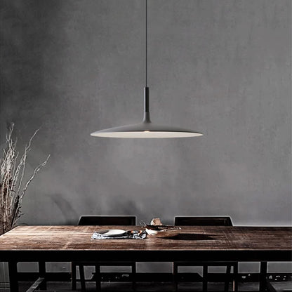 Pendant Light With Warm Ambience Plate Shape