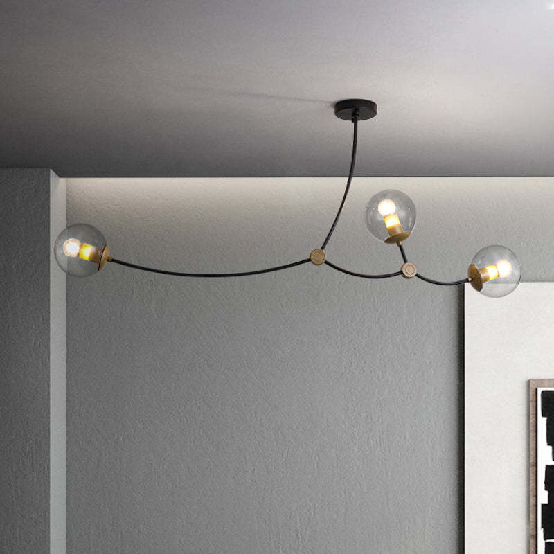 Chandelier Pendant Glass Minimalist For Room Living