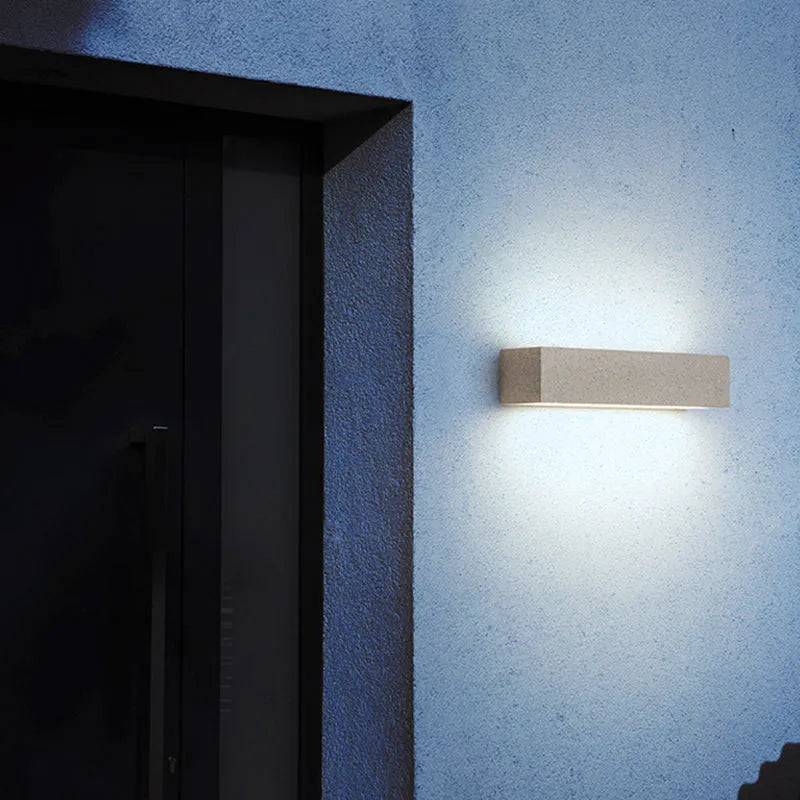 Outdoor Monochrome Led Wall Light For Exterior Use