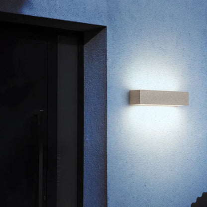 Outdoor Monochrome Led Wall Light For Exterior Use