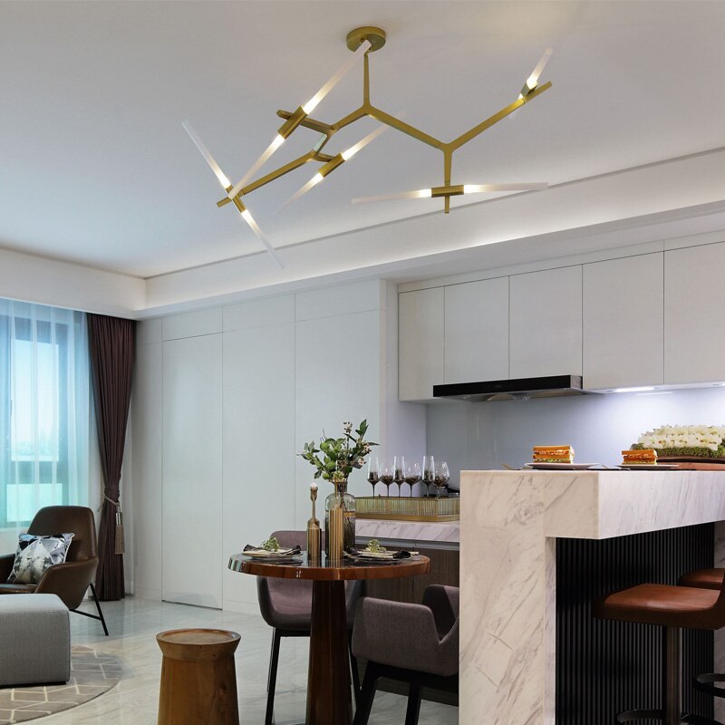 Dual Finishes Rotatable Pendant Light Arisha