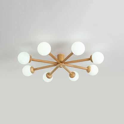 LED Ceiling Light With E27 Base NovaGlow Six Or Eight Head