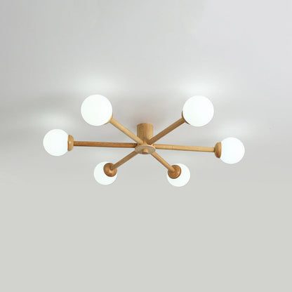 LED Ceiling Light With E27 Base NovaGlow Six Or Eight Head
