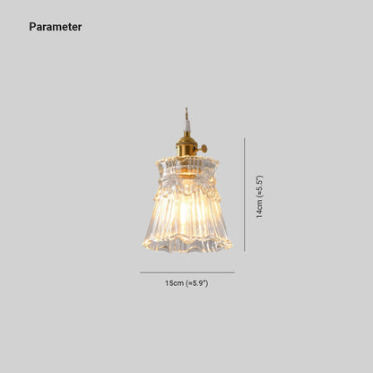 Timeless Elegance Art Deco Brass Glass Pendant Light