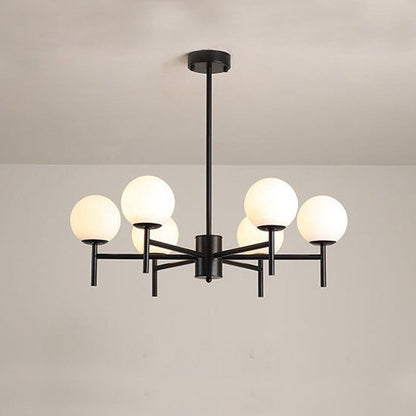 Pendant Glass Globe Light Elegant With Warm Glow