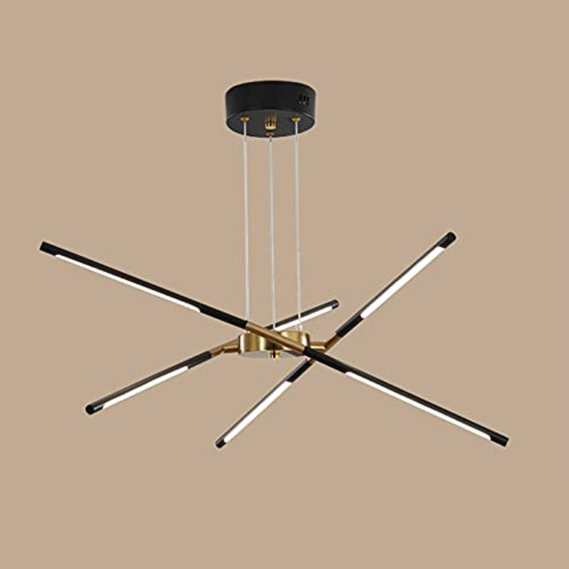 Architectural Bar Design Black Gold Pendant Light