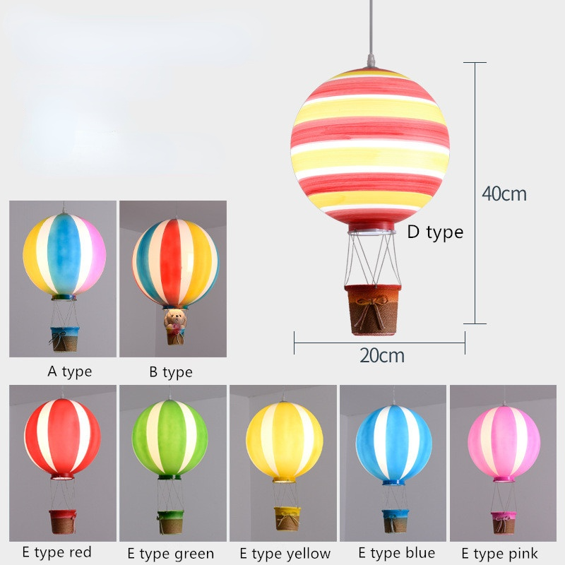 Balloon Pendant Light for Kids Durable Acrylic