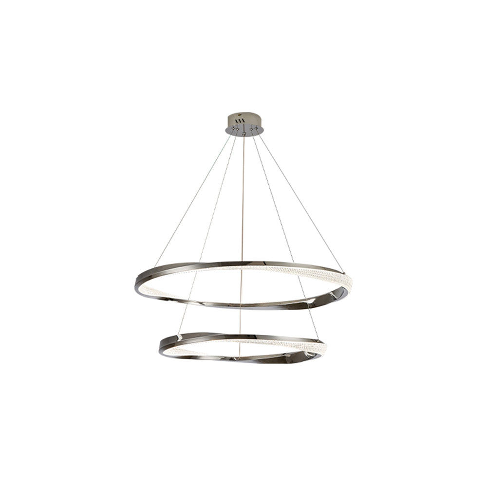 Gold Pendant Minimalist Light Spiral