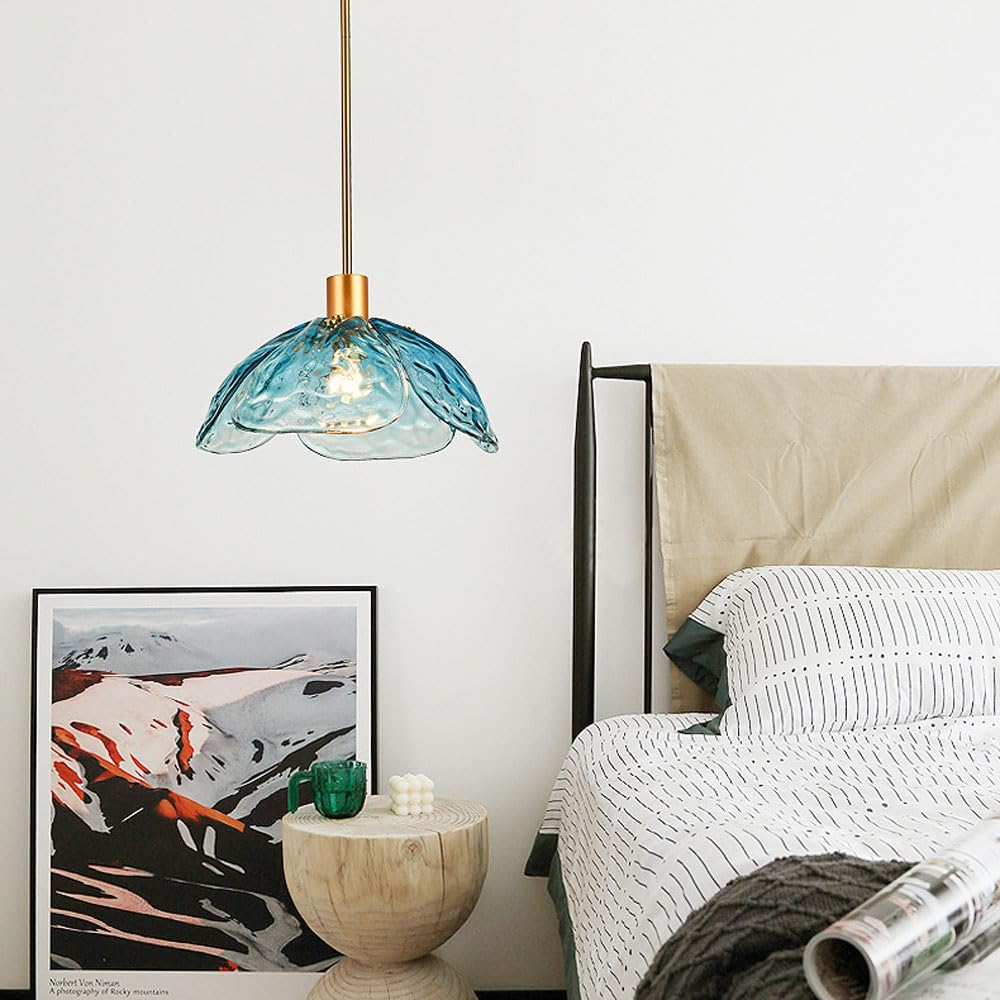 Pendant Light in Metal And Glass Contemporary Elegant