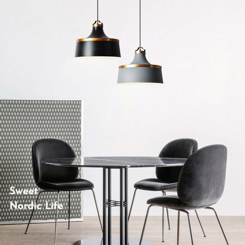 Modern Colorful Pendant Light Metal Shade