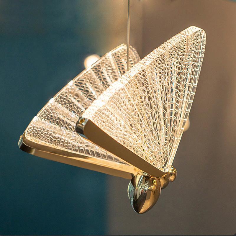 Pendant Light For Ambient Lighting Art Deco Butterfly