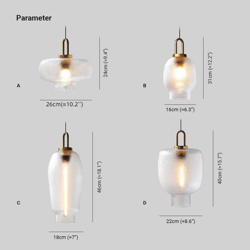 Ambient Glow Minimalist Frosted Glass Pendant Light