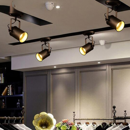 Adjustable Elegant Semi Flush Black Ceiling Light