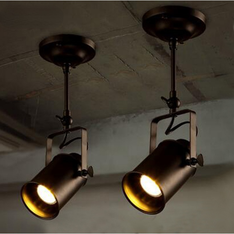 Adjustable Elegant Semi Flush Black Ceiling Light