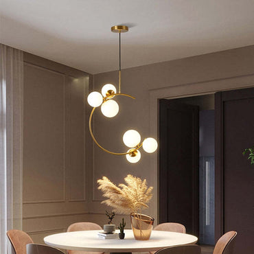 Timeless Style Glass Globe Pendant Light