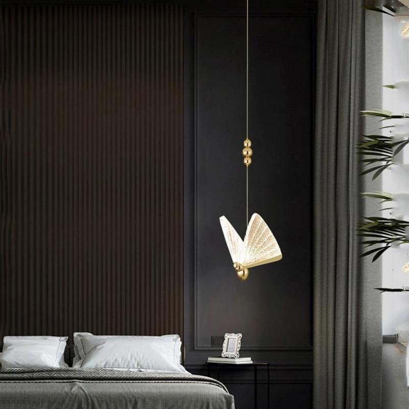 Pendant Light For Ambient Lighting Art Deco Butterfly