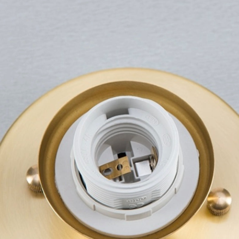 Retro Brass Flush Mount Ceiling Light For Living Dining Bedroom