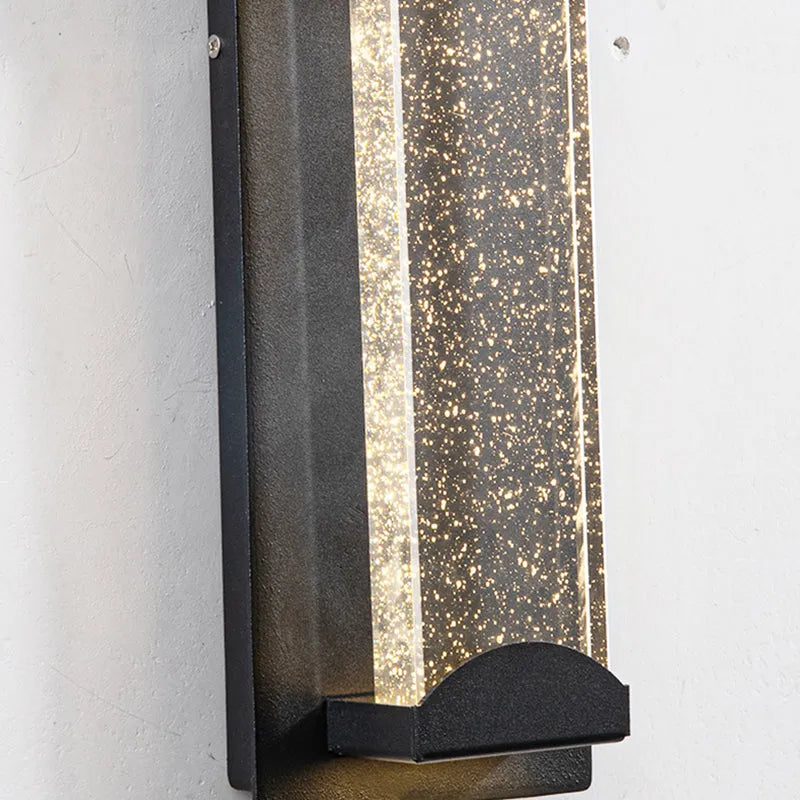 Outdoor Waterproof Wall Light With Sensor Crystal Bubble